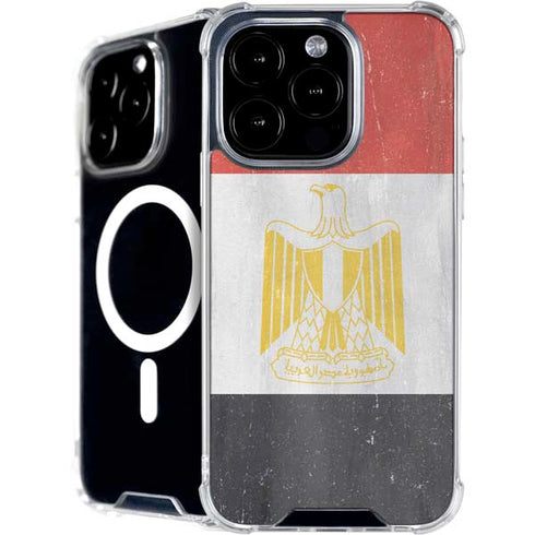 Egypt Flag Distressed iPhone 16 Pro Max MagSafe Case